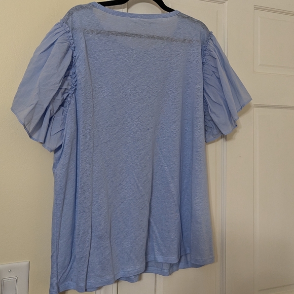 NWT LOFT Flutter Sleeve Shirt 👕 - Picture 3 of 6